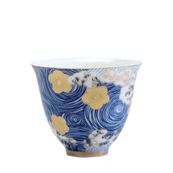 Japanese Kung Fu Tea Set Ceramic Grilled Flower