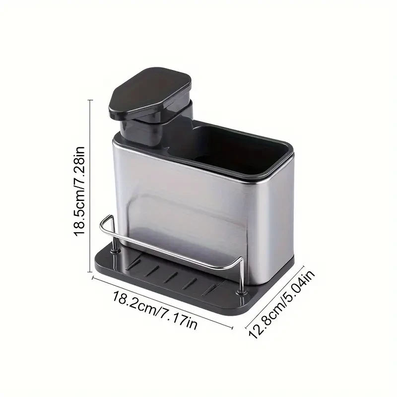 Multifunctional Sink Soap Dispenser With Sponge Holder