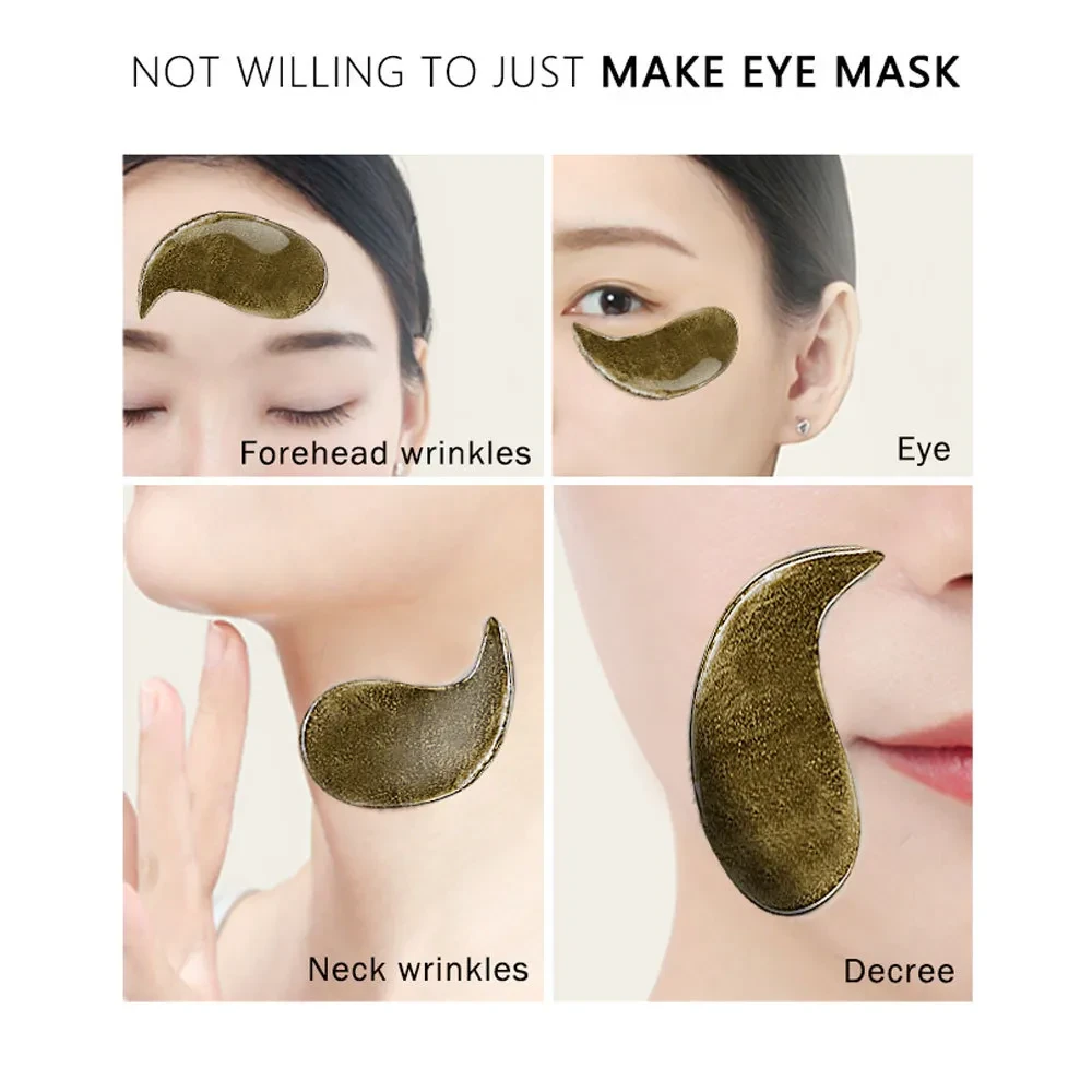 Black Pearl Eye Mask With Gel Crystal Moisturizing