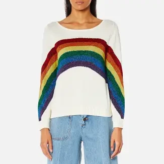 Grey Rainbow Hoodie