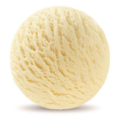 Ice Cream Vanilla Plastic
