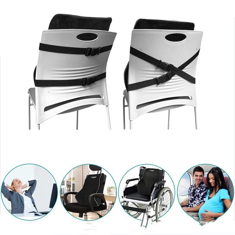 Memory Foam Automotive Waist Cushion Ergonomics