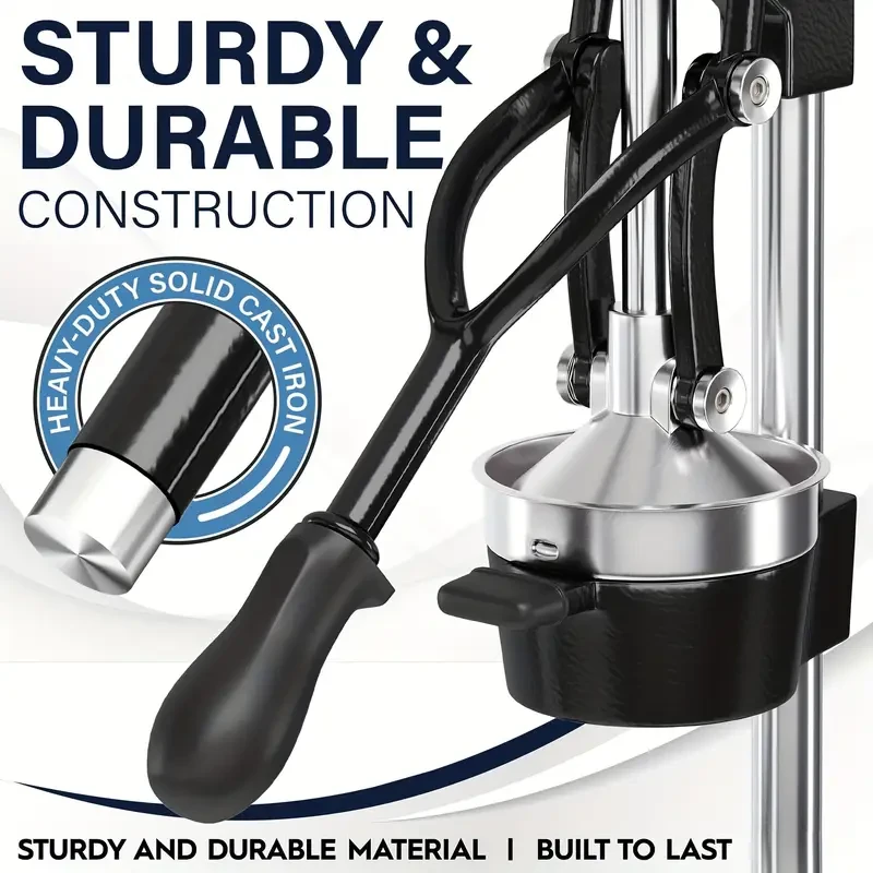 Heavy Duty Manual Citrus Juicer  Metal Body