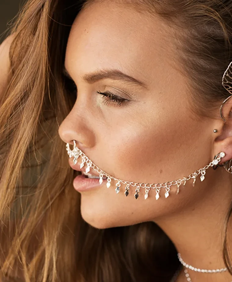 bohemian nose ring