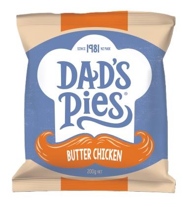 Pie Gourmet Butter Chicken Bagged