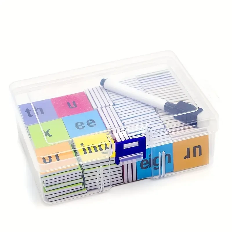 100pcs Educational Magnetic Letters & Words Set