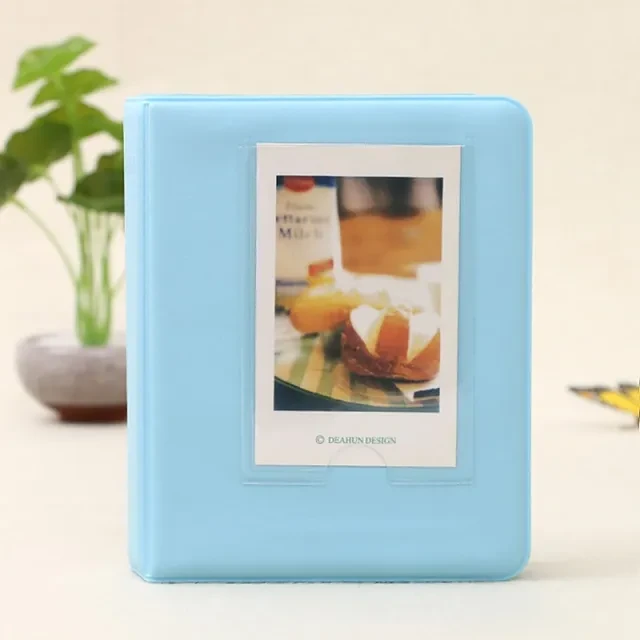 blue photo album