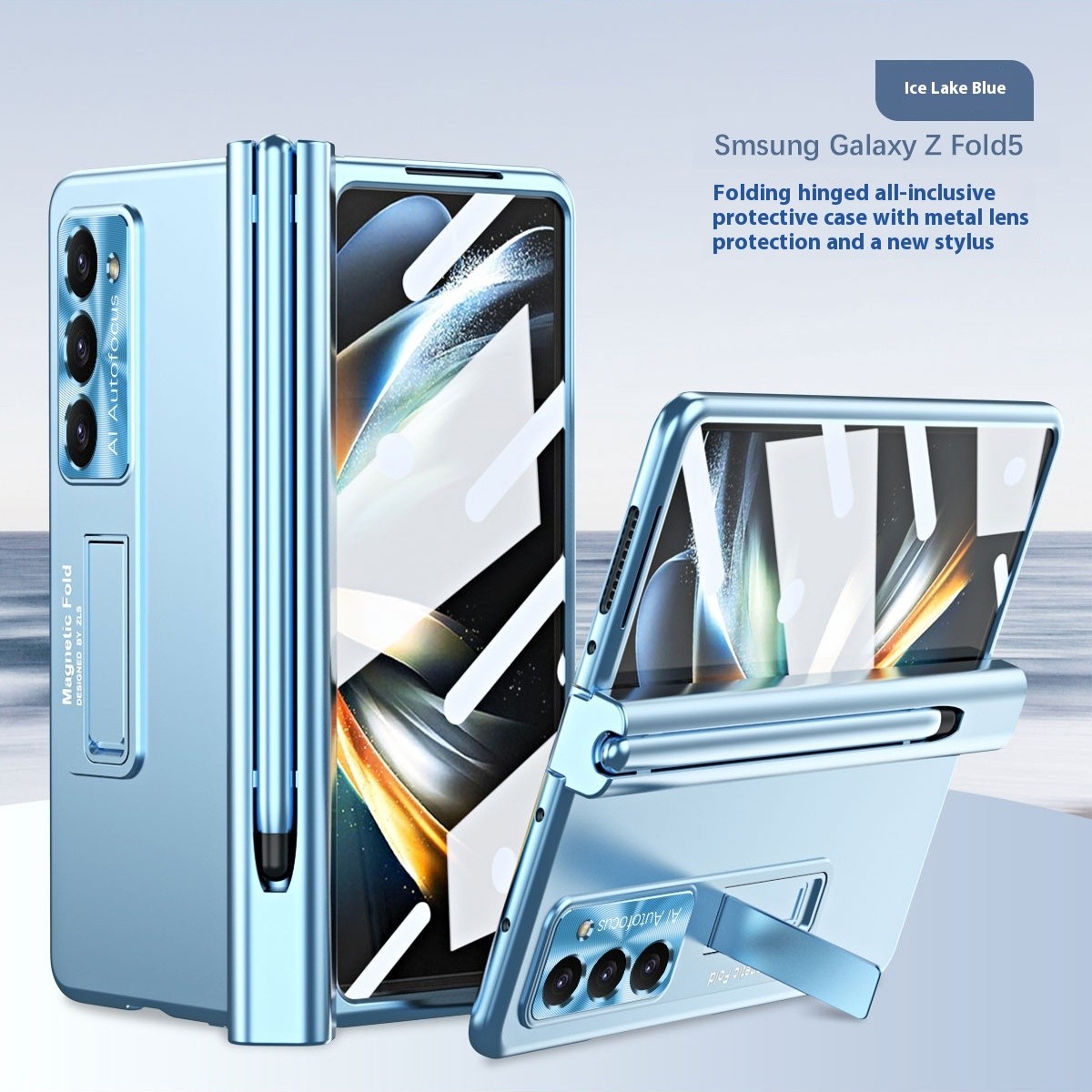 Magnetic Suction Decompression Hinge Zfold5 Bracket Phone Case