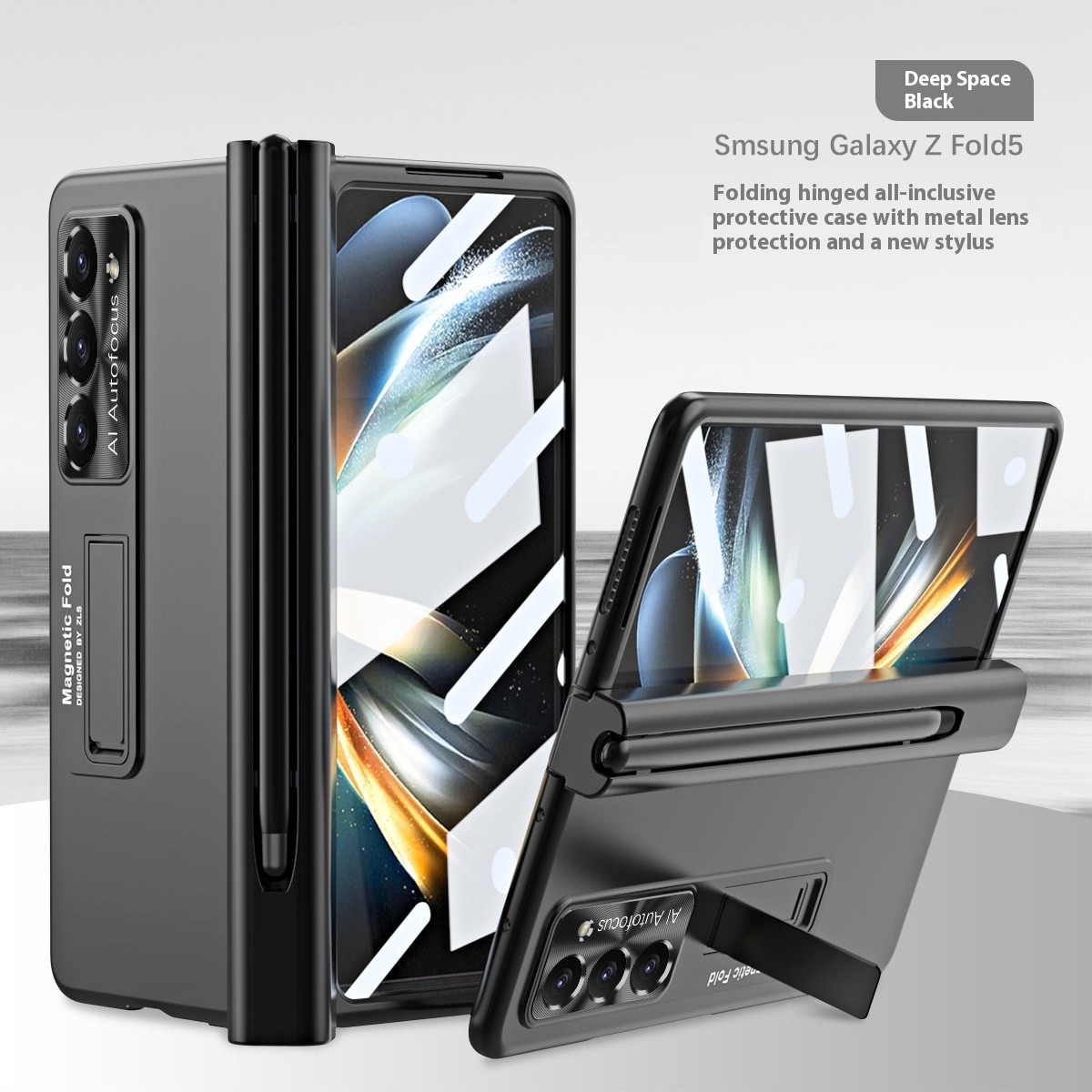 Magnetic Suction Decompression Hinge Zfold5 Bracket Phone Case