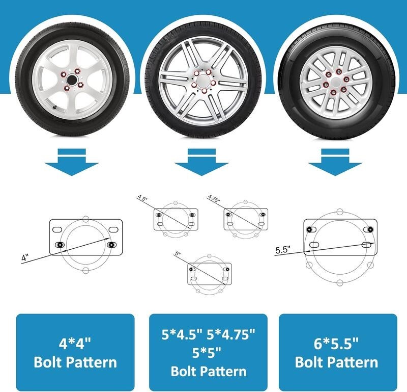Trailer Wheel Bracket Spare Tire Carrier