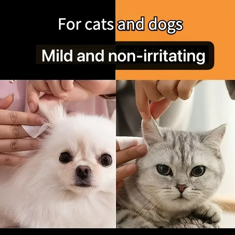 Extra Volume 130pcs Pet Cleaning Cat and Dog Universal Eye and Ear Wipes