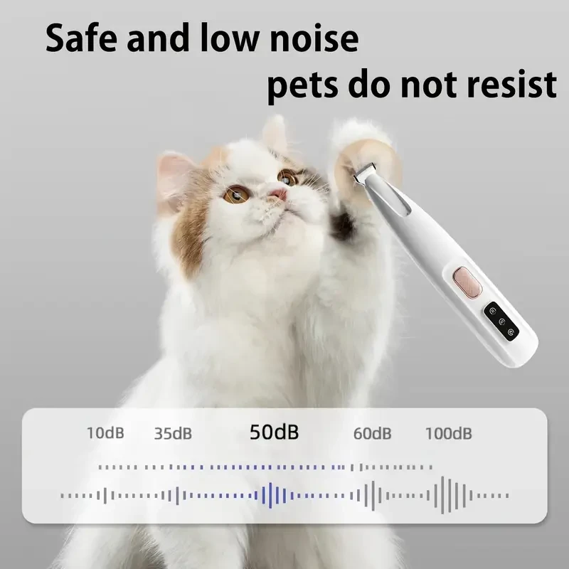 Pet Grooming Clippers | Low Noise LED Light Assisted Electric Trimmer