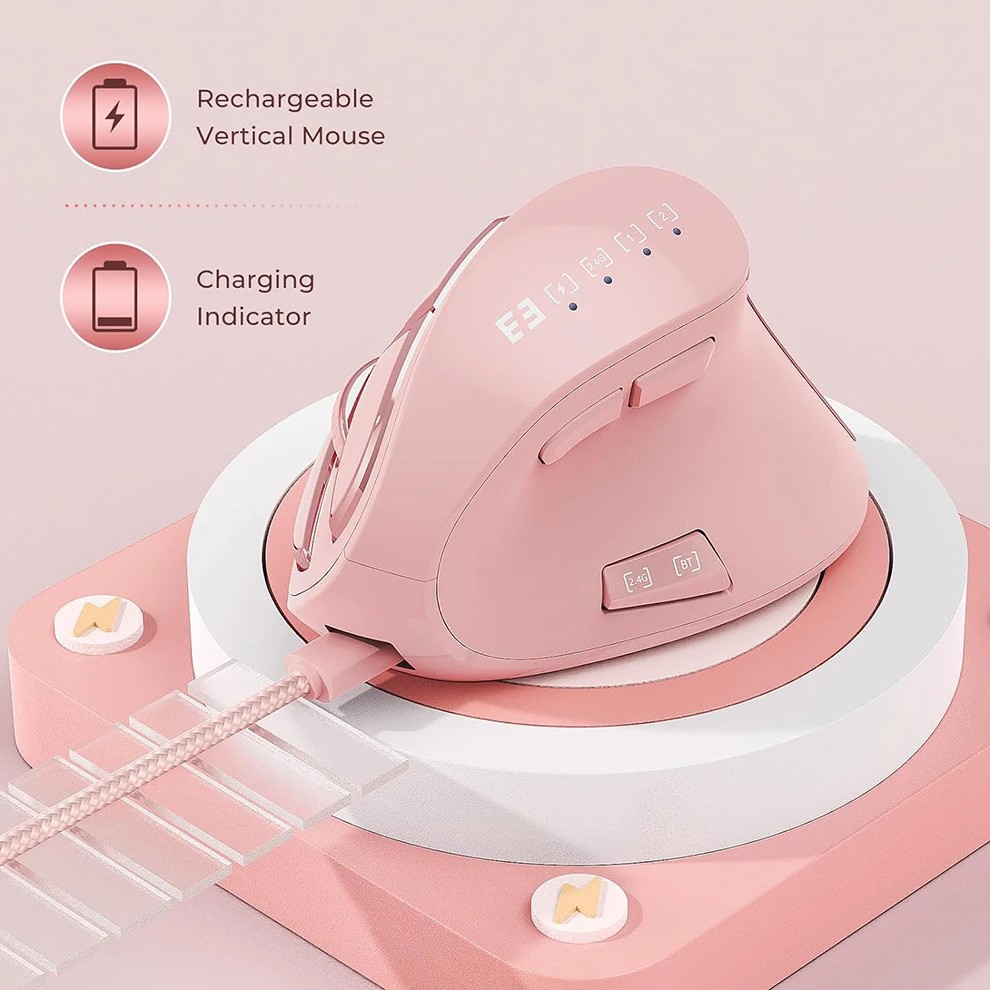 Wireless Bluetooth Dual-mode Rechargeable Optical Mouse