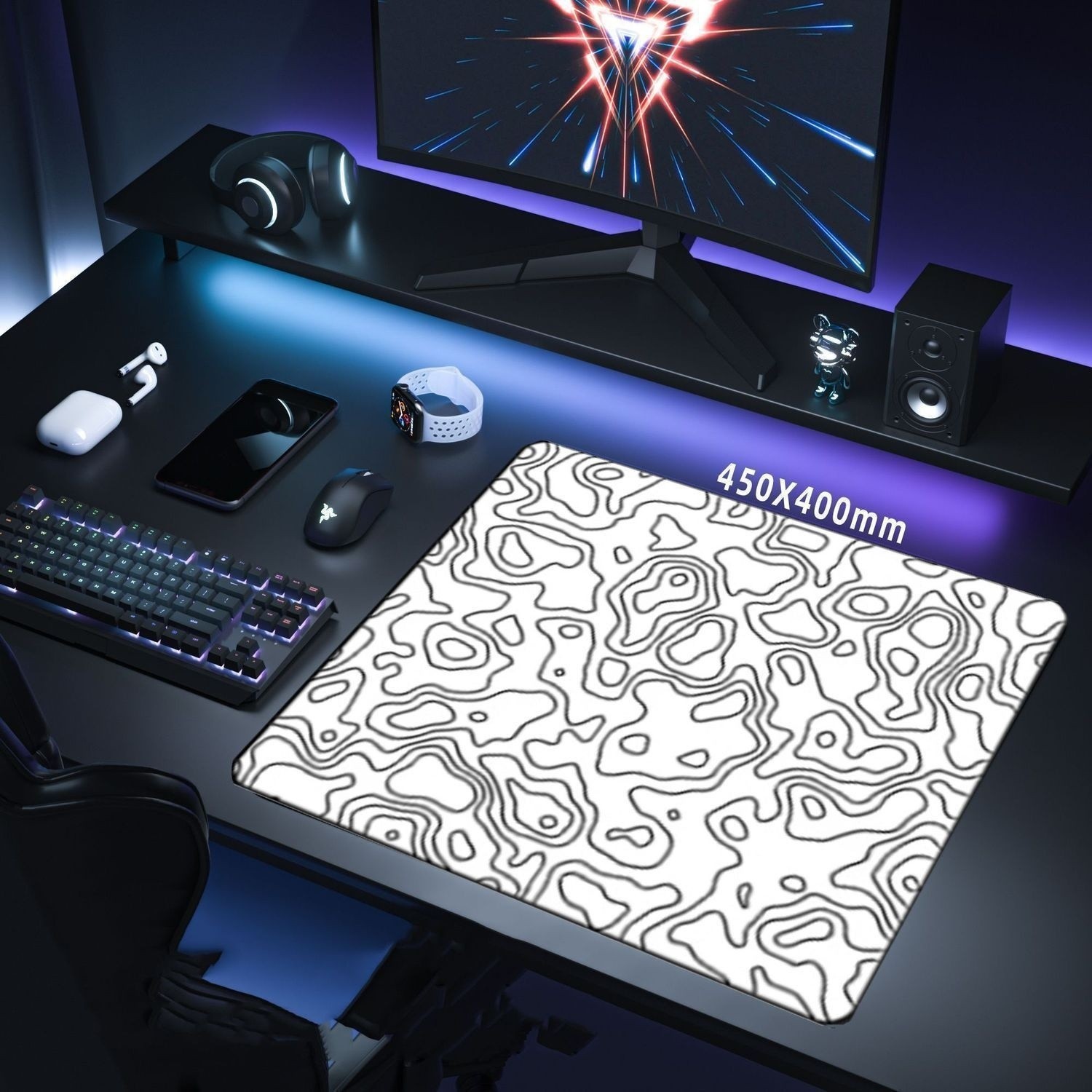 E-sports Mouse Pad Thickened Fine Rice Noodles Wild Lotus Table Mat