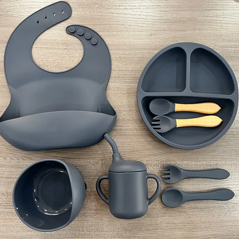 WHZWYK Silicone Baby Feeding Set