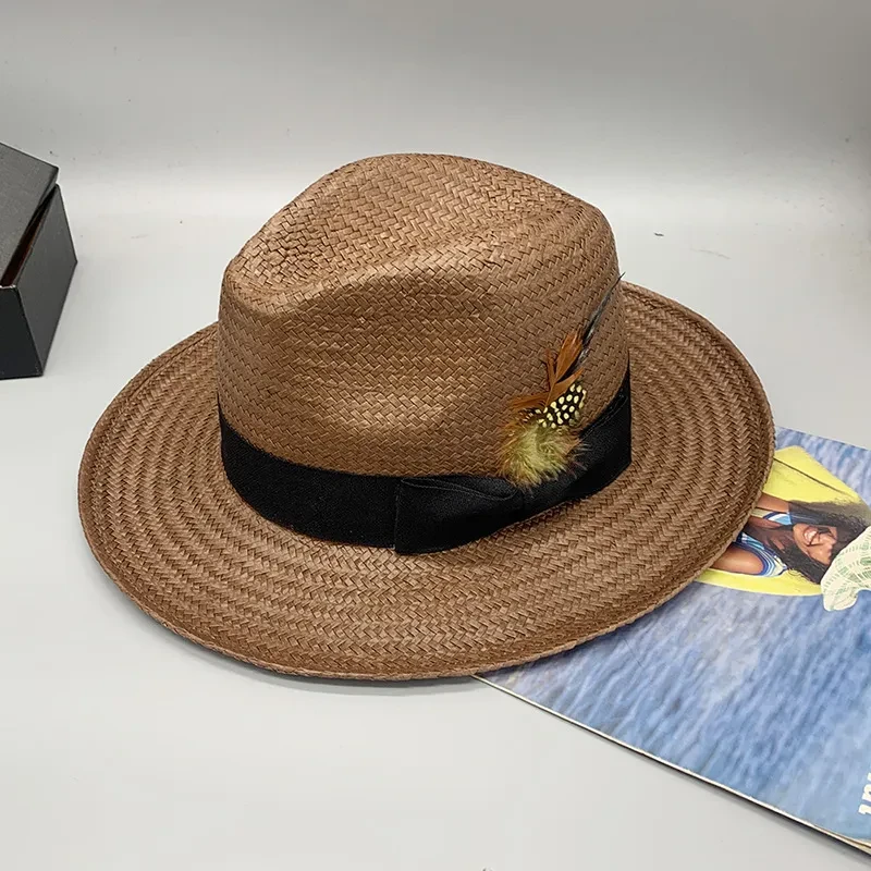 Straw fedora