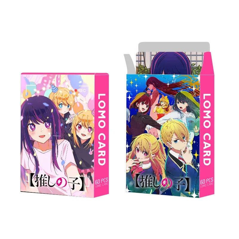 60PCS/Set Anime Oshi No Ko Lomo Cards HD High Quality Printed Photo Cards for Fans