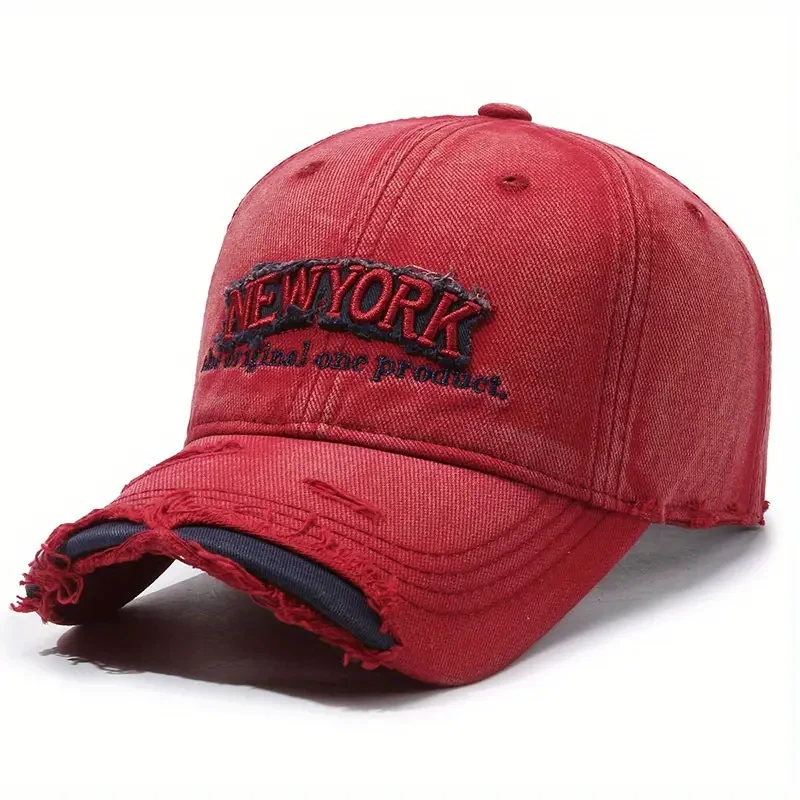 Vintage Distressed Embroidery Baseball Cap