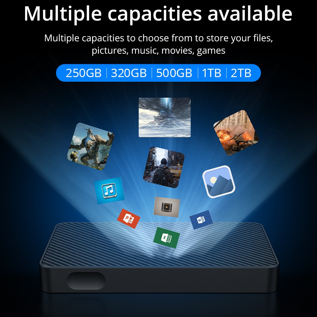 16TB High-speed Portable Mobile Hard Disk