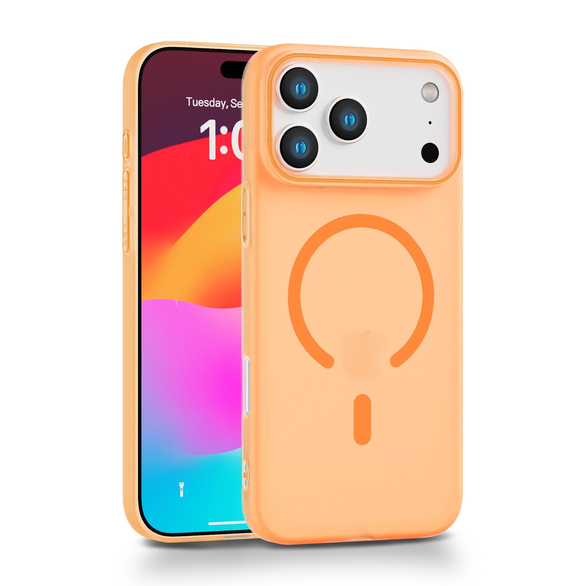 PC Magnetic Ice Mist Frosted Phone Case
