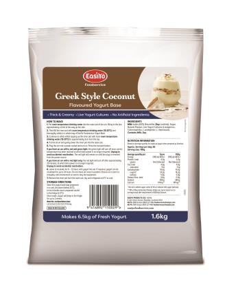 Yoghurt Base Greek & Coconut