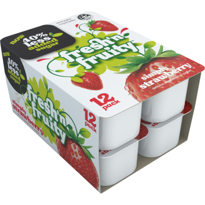 Yoghurt Strawberry Reduced Sugar 100g