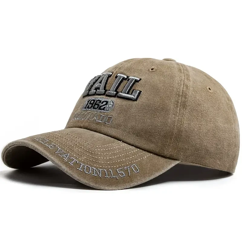 Vintage Washed Distressed Vail Baseball Cap