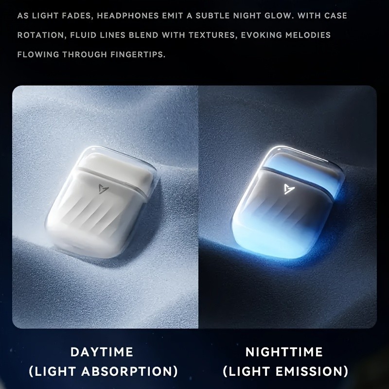 Flowing Color Game Headphones: Luminous Gradient Design with AI Noise Reduction