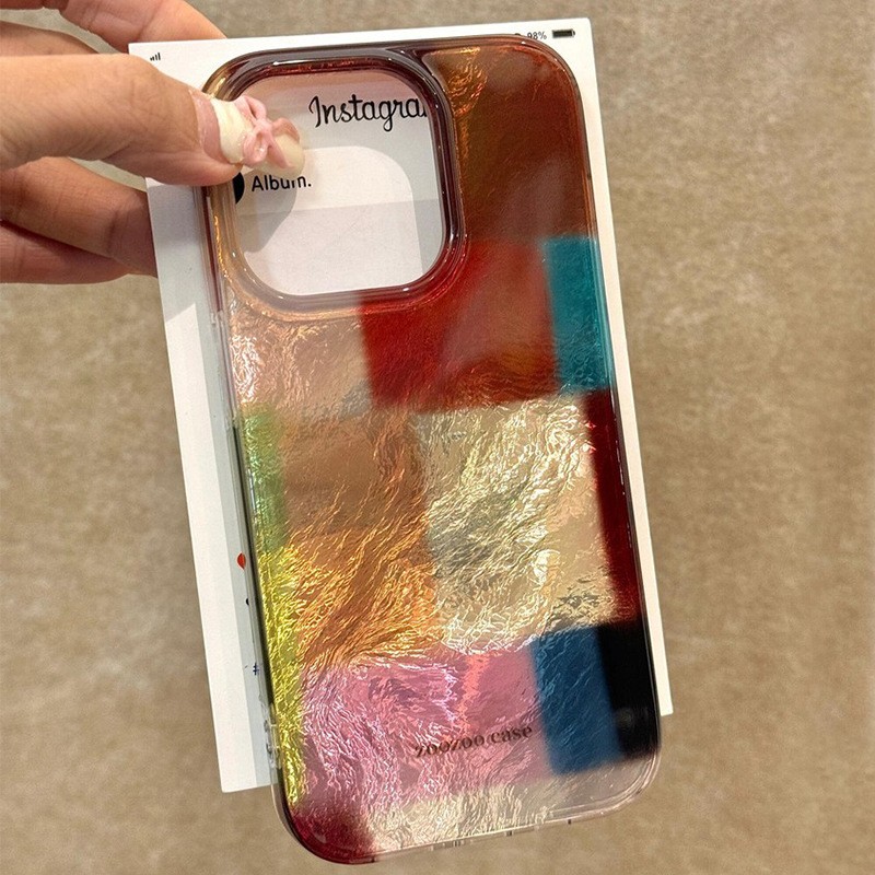Colorful Square Plaid New Phone Case