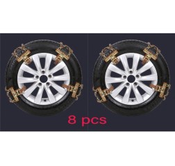 8pcs Tire Snow Chain