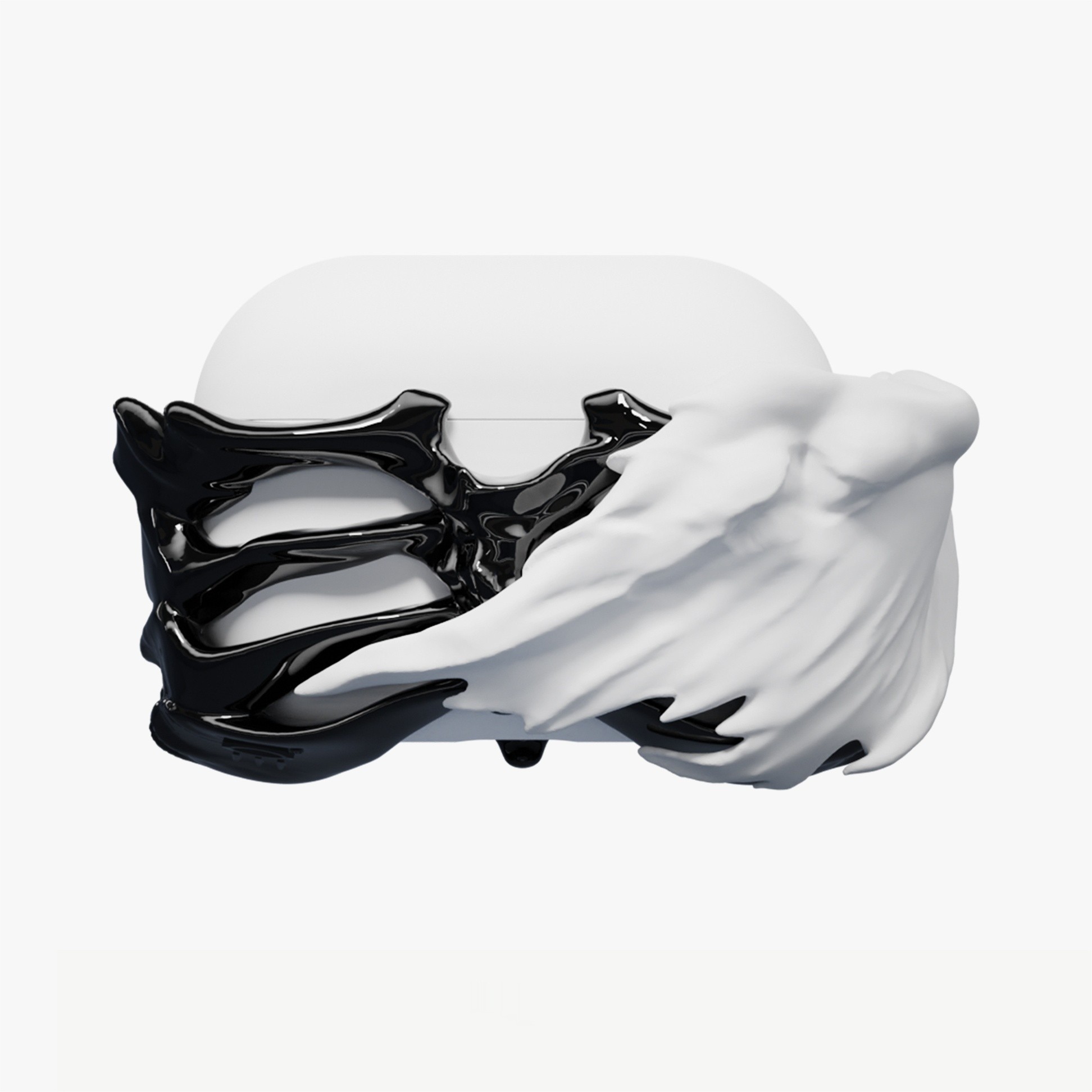 Skeleton Wings Earphone Case Free Silicone Protective Cover For AirPodsProPro2