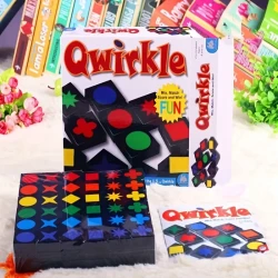 Quirkle Board Game for 2-4 Players  Strategic Family Fun with 36 Colorful Magnetic Tiles