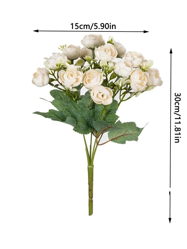 Simulation Nordic Rose Small Tea Buds Bouquet