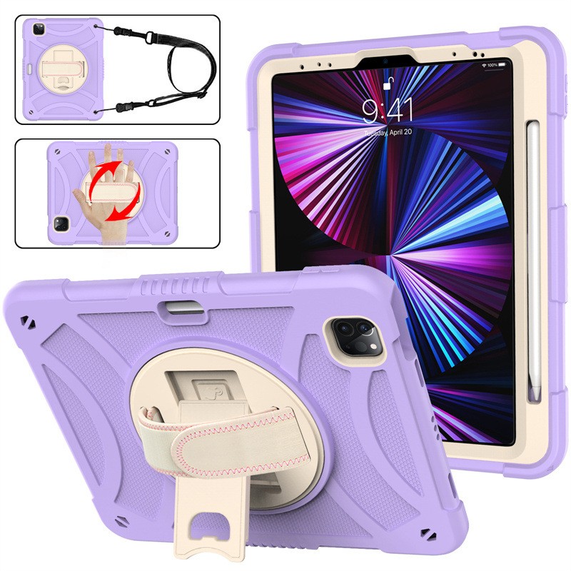 Rotating Bracket Strap Silicone Drop-resistant Protective Shell