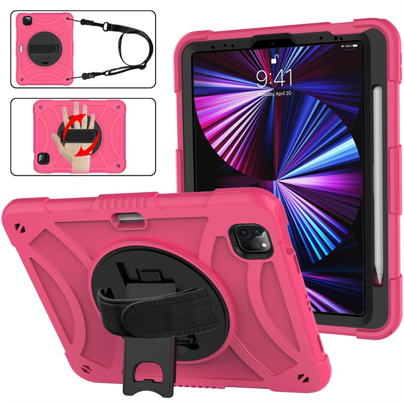 Rotating Bracket Strap Silicone Drop-resistant Protective Shell