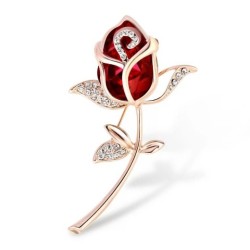 Rose fashion brooch