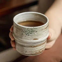 Vintage Ceramic Nostalgic Gourd Hand Held Cup