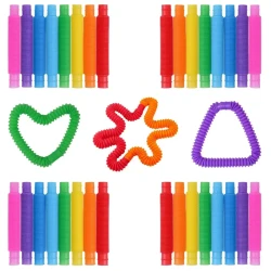 DIY Elastic Tube Toys in Random Colors