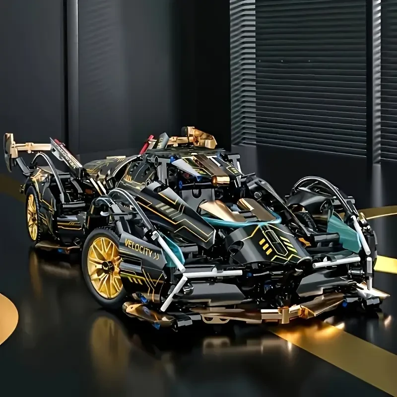 1330pcs Limited Edition Supercar Model Building Blocks Suit
