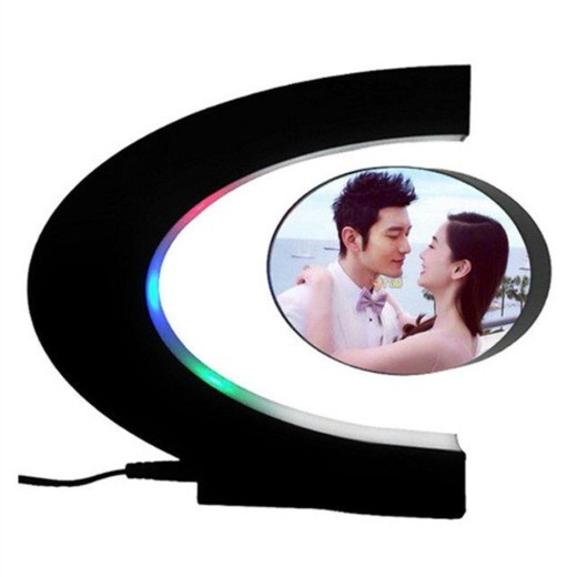 C Type Magnetic Levitation Photo Frame Creative Home Decoration Gift Company Product Display Stand