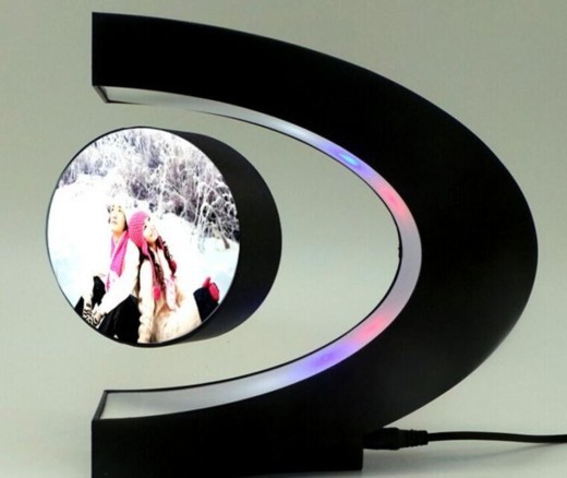 C Type Magnetic Levitation Photo Frame Creative Home Decoration Gift Company Product Display Stand