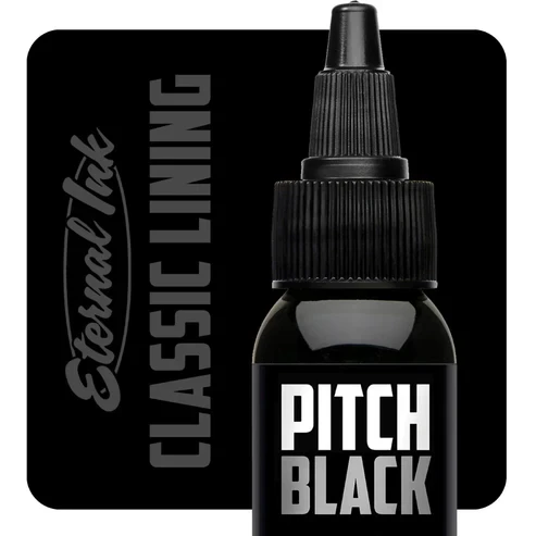 Pitch Black Lining Eternal Tattoo Ink 1oz