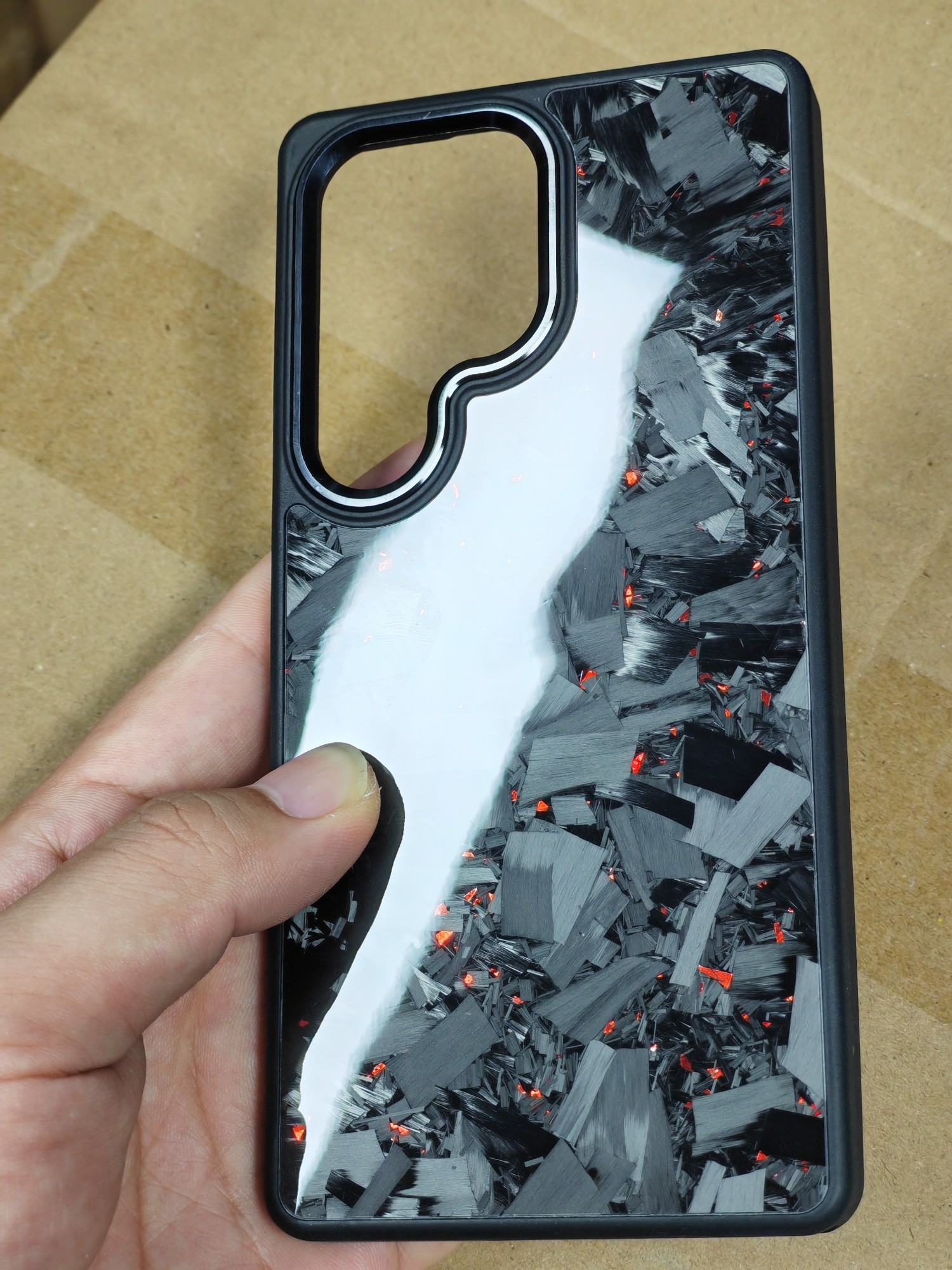 Carbon Fiber Protective Sleeve Forging Large Pattern