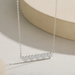925 Sterling Silver Heart Pendant Necklace