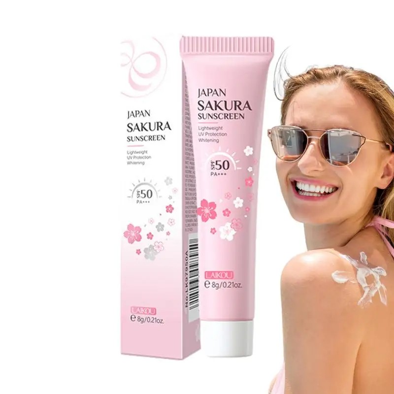 Facial and Body Sunscreen SPF 50 Whitening, Sunblock Skin Protective Cream with Anti-Aging