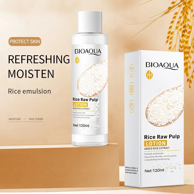 BIOAOUA Original Milk Series Six-Piece Face Care Set Hydrating Cleanser, Toner, Serum