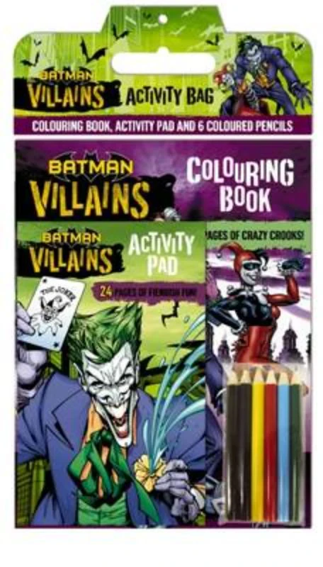 Dc Villains Activity Bag