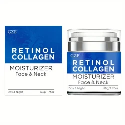 GZE Retinol Collagen Face & Neck Moisturizer Cream with Hyaluronic Acid