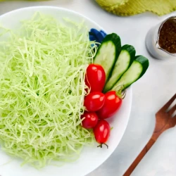 Large Cabbage Cutter with Cleaning Brush and Hand Protector