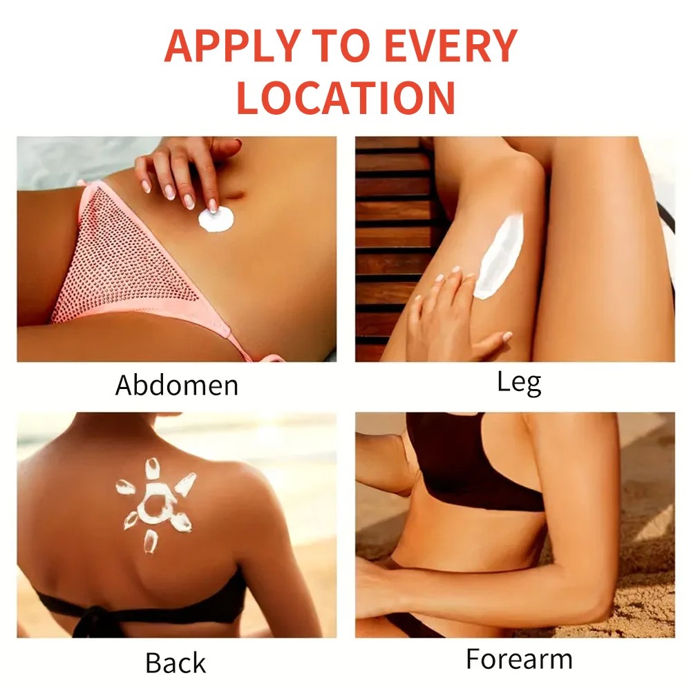 4fl.oz Watermelon Tanning Cream Waterproof Self-Tanning Cream for Long-Lasting Bronze Skin